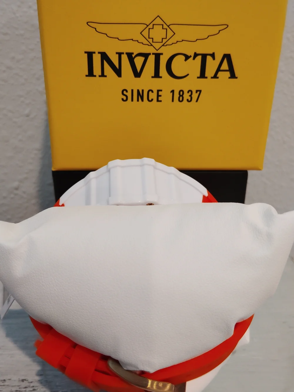 Invicta Orange and White Chronograph Watch 44mm